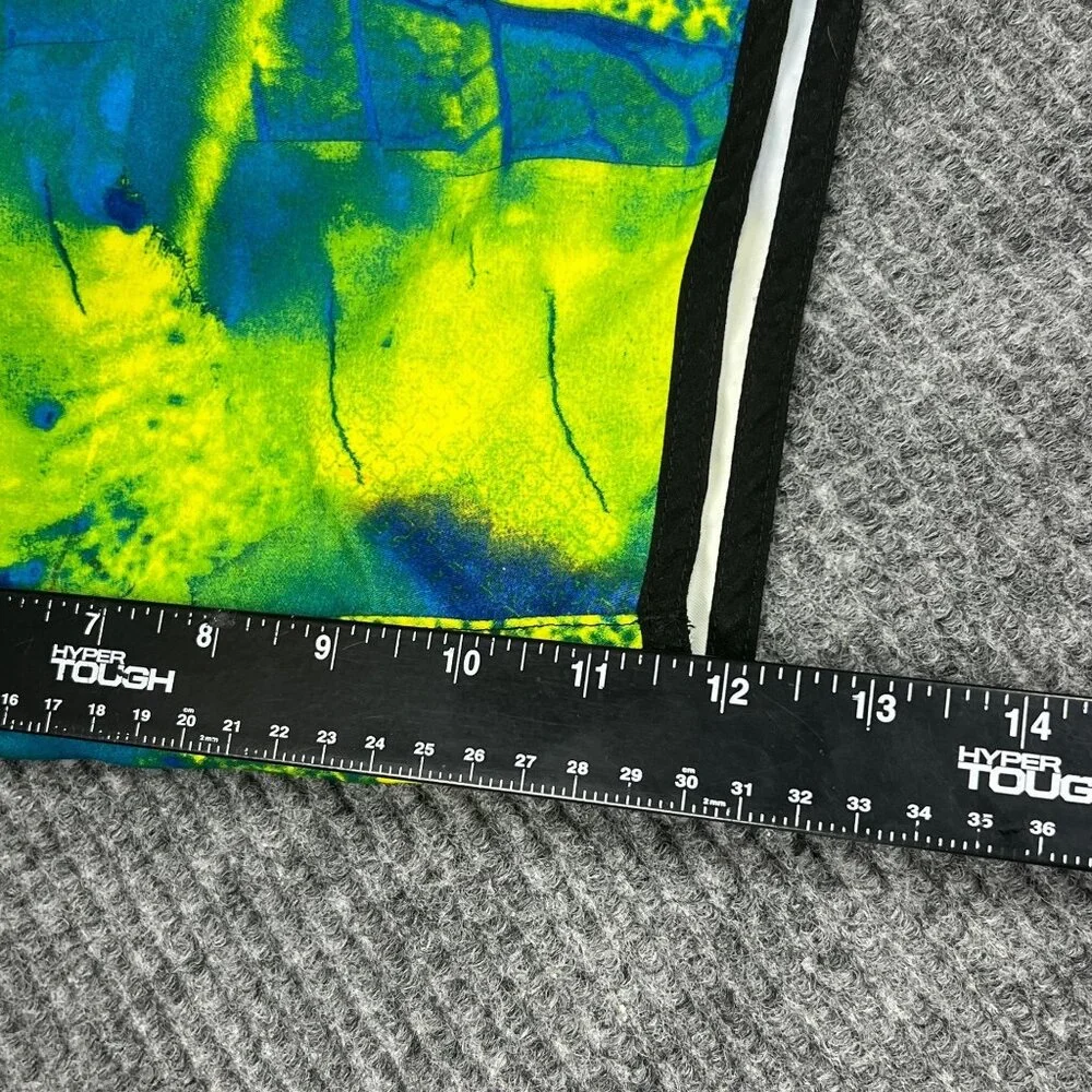 ZeroXposur Drift Swim Trunks‎ Boys XL-18/20 Neon Blue Green Drawstring Pockets
